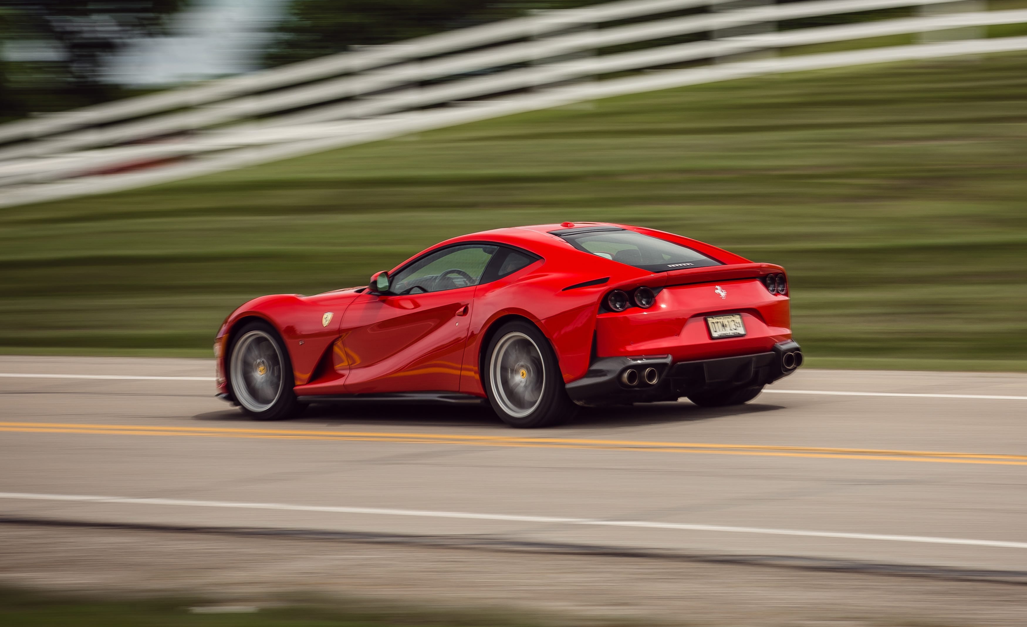 Ferrari 812 Superfast with performance exhaust upgrades