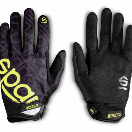 Sparco Meca-3 Mechanics Gloves - Navy/Black/Yellow