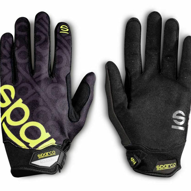 Sparco Meca-3 Mechanics Gloves - Navy/Black/Yellow