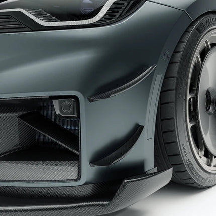Revozport BMW M2 G87 Coupé 2023+ Dry Carbon Fiber Front Bumper Canards, view 2