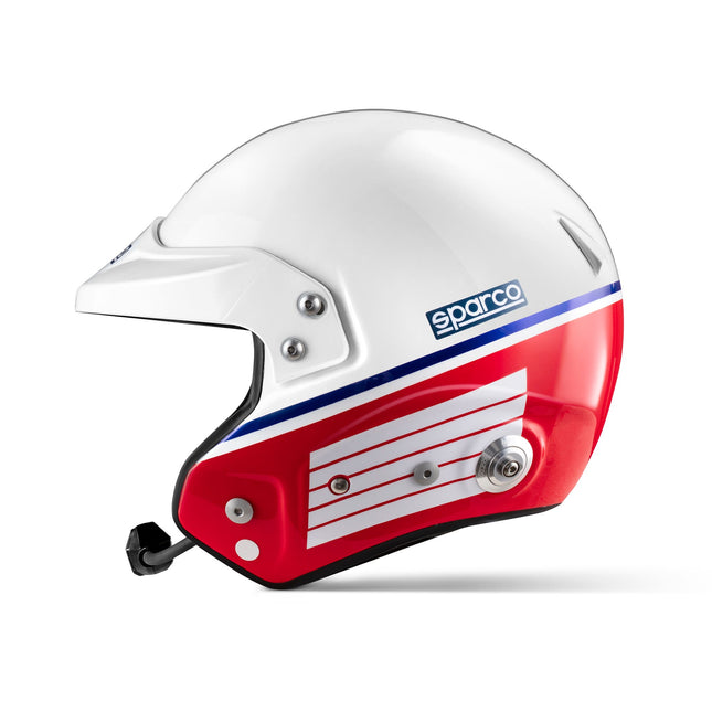 Sparco Air Pro RJ-5i Martini Racing Stripes Design Racing Helmet (Open Face)