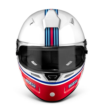 Sparco RF-5W Stripes Design Full Face Racing Helmet (Martini Racing)