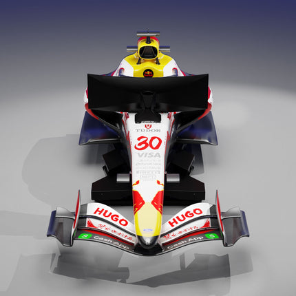 Racing Bulls F1 simulator Japanese GP edition front view high