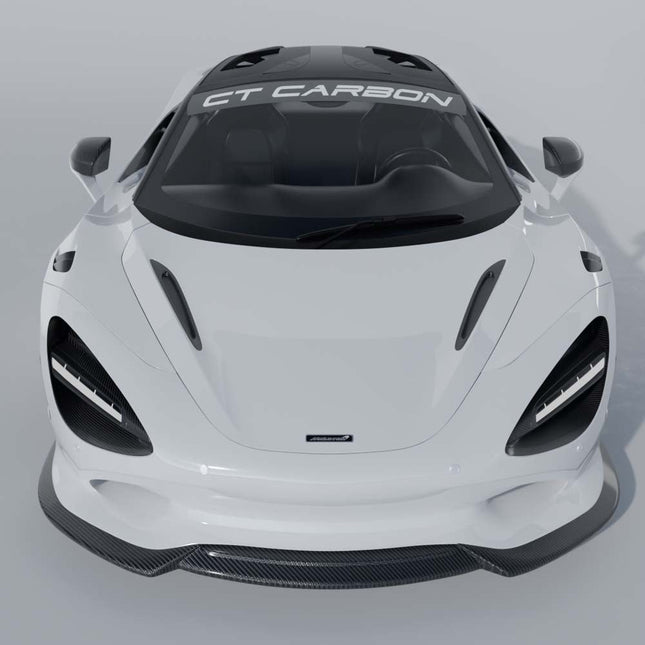 McLaren 750S carbon fibre kit front three quarter