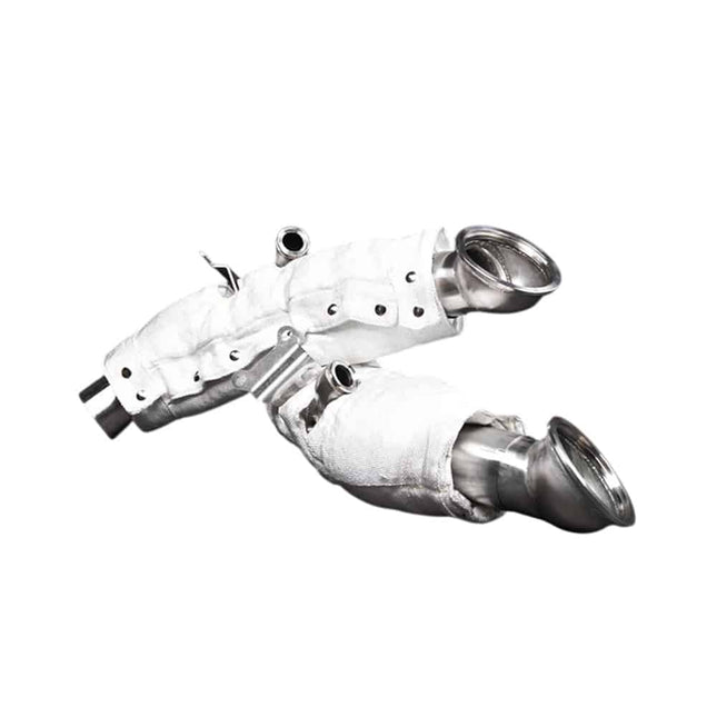 Capristo Heat-Protected Race Downpipes for Ferrari SF90
