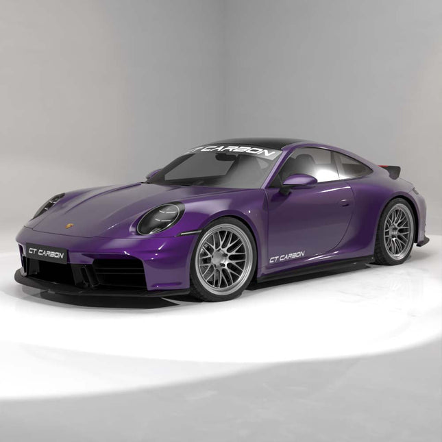 Porsche 911 992.2 Carrera Carbon Fibre Splitter - CT Design (CT5965)