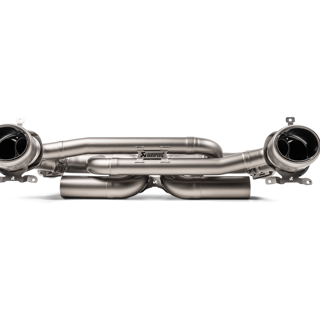 Akrapovic Slip-On Race Line Titanium Exhaust for Porsche 911 Carrera /S/4/4S/GTS/Cabriolet/Targa/Dakar 992 2019-2024 (S-PO/TI/14) - Titanium Tips