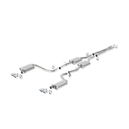 Borla 140628 ATAK Cat-Back Exhaust with Polished Tips for Dodge Challenger R/T 5.7 V8 (2015-2023)