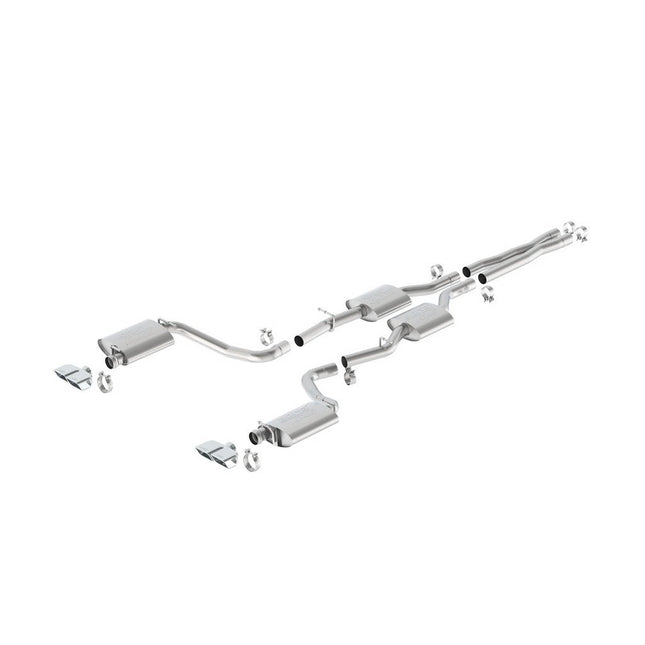 Borla 140628 ATAK Cat-Back Exhaust with Polished Tips for Dodge Challenger R/T 5.7 V8 (2015-2023)
