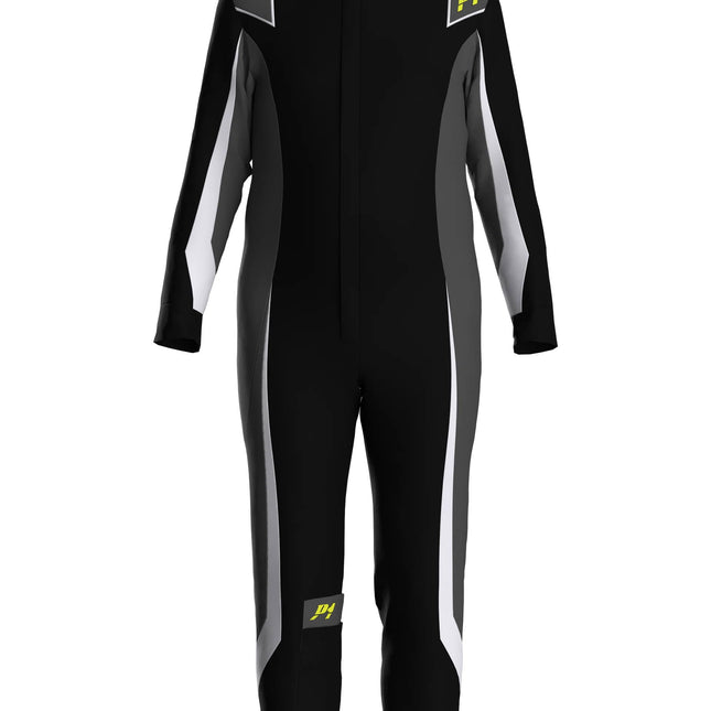 P1 Lite Extra Gen race overall black anthracite 105508SA back