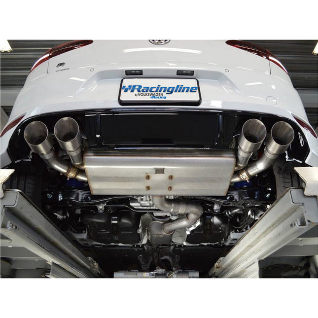 Racingline VWR21G70RVRES Valved Resonated Cat-Back Exhaust for VW Golf Mk7 GTI
