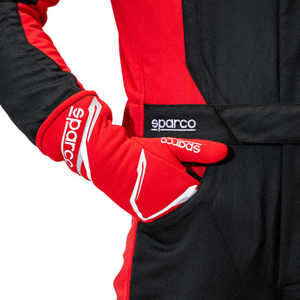 Sparco Sprint Advanced race overall black red 106348SR detail