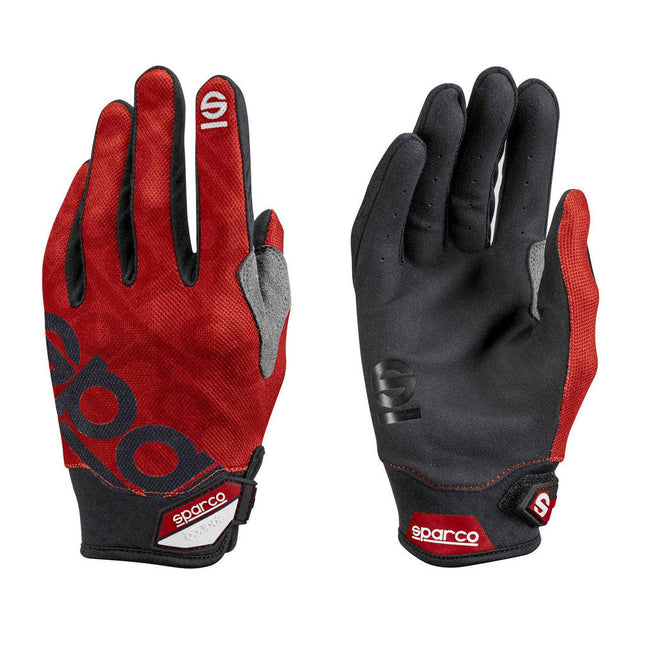 Sparco Meca-3 Mechanics Gloves - Red