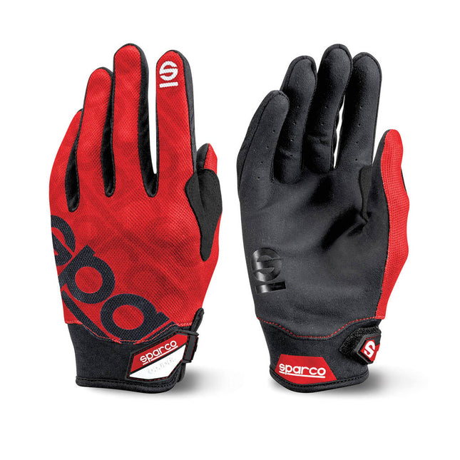 Sparco Meca-3 Mechanics Gloves - Red