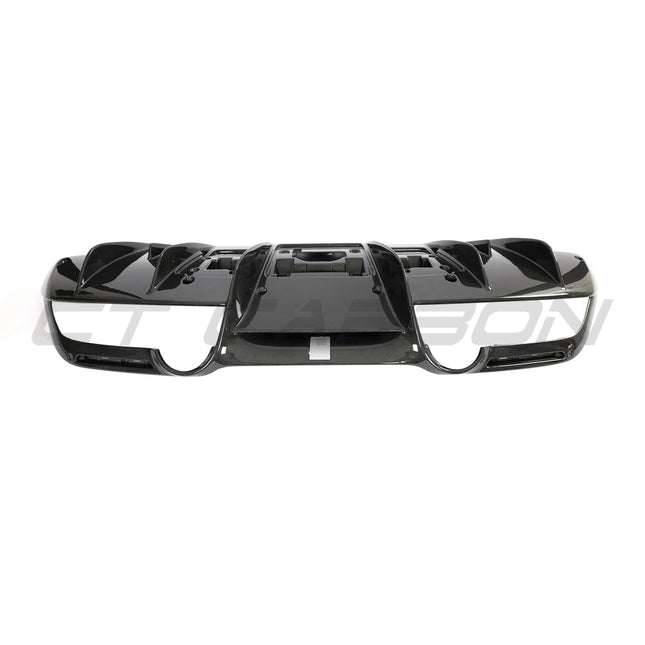 Ferrari F8 Carbon Fibre Diffuser rear view