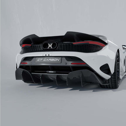 McLaren 750S CT Design carbon kit fitted rear view