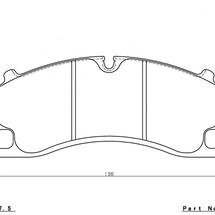 ENDLESS ME22 front brake pads EIP240ME22 for Porsche GT3 RS