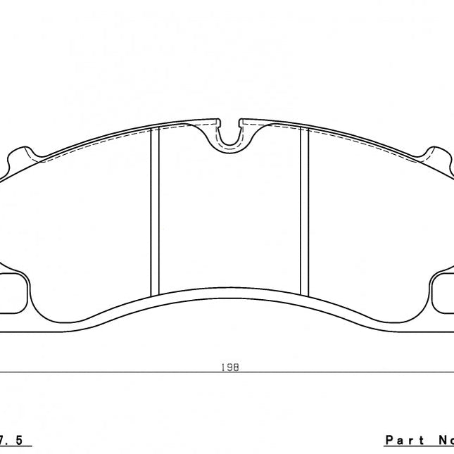 ENDLESS ME22 front brake pads EIP240ME22 for Porsche GT3 RS