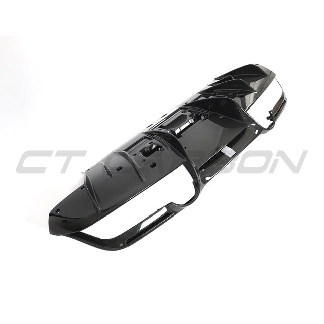 Ferrari F8 Carbon Fibre Diffuser side view