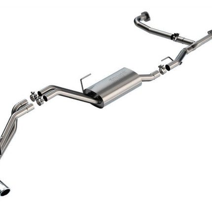 BORLA Cat-Back Exhaust S-Type Bright Chrome for Nissan Frontier 3.8L V6 2022-2023 (140919)