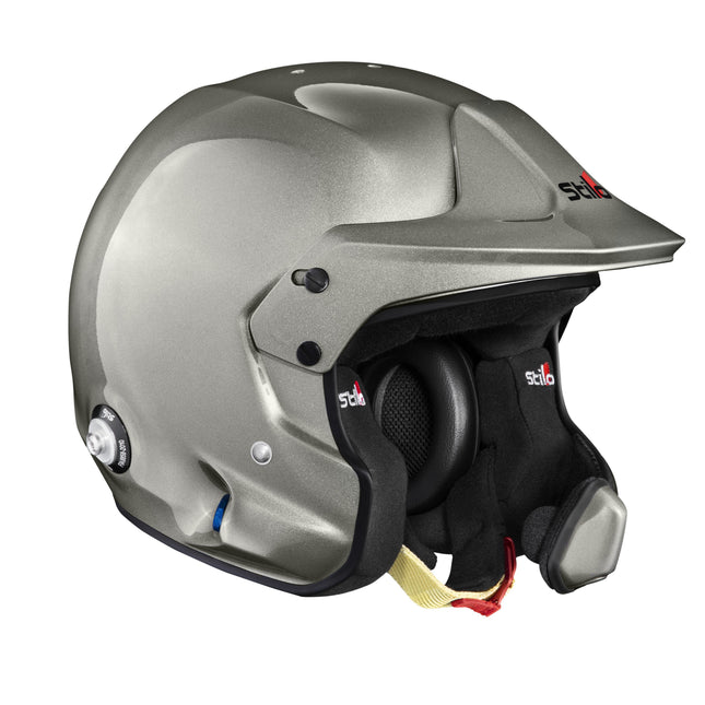 Stilo Venti4 WRC Composite Open Face Racing Helmet Titanium (FIA 8859-2024, Snell SA2025) (AA0224BG2X)