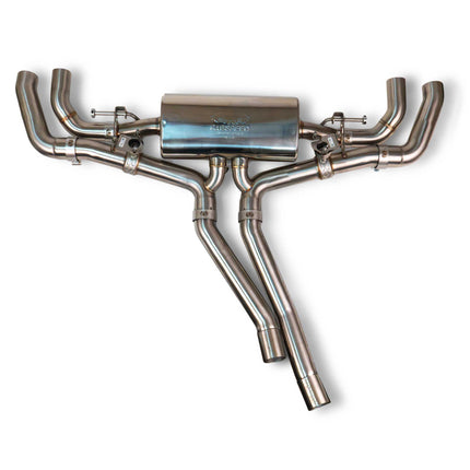 Fabspeed Lamborghini Urus valved cat-back exhaust, with OEM tips