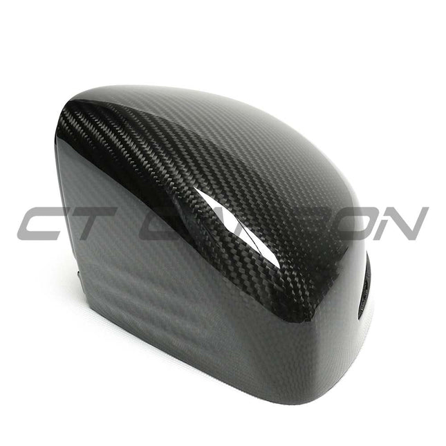 Mercedes G-Class W464 dry carbon fibre mirror close up
