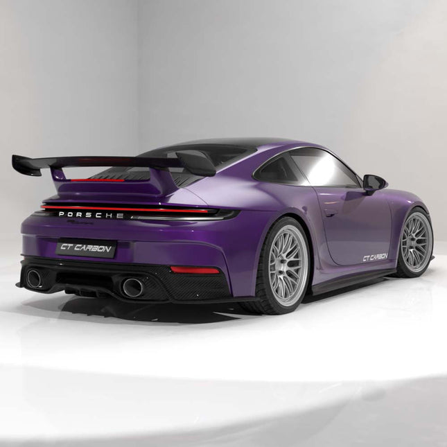 Porsche 911 992.2 Carrera Carbon Fibre Diffuser - CT Design (CT5966)