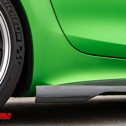 RENNtech Carbon Fiber Side Skirts for Mercedes-AMG GT R / GT R Pro C190 (Gloss), image 10