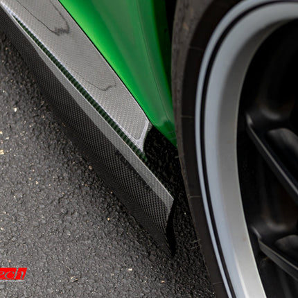 RENNtech Carbon Fiber Side Skirts for Mercedes-AMG GT R / GT R Pro C190 (Gloss), image 5
