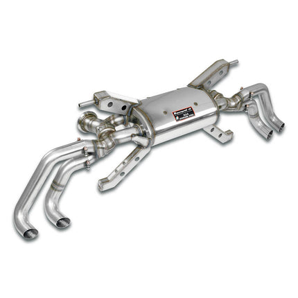 Supersprint Rear Exhaust with Valves (4 Exits, Cat-Delete) for Audi R8 - 350854