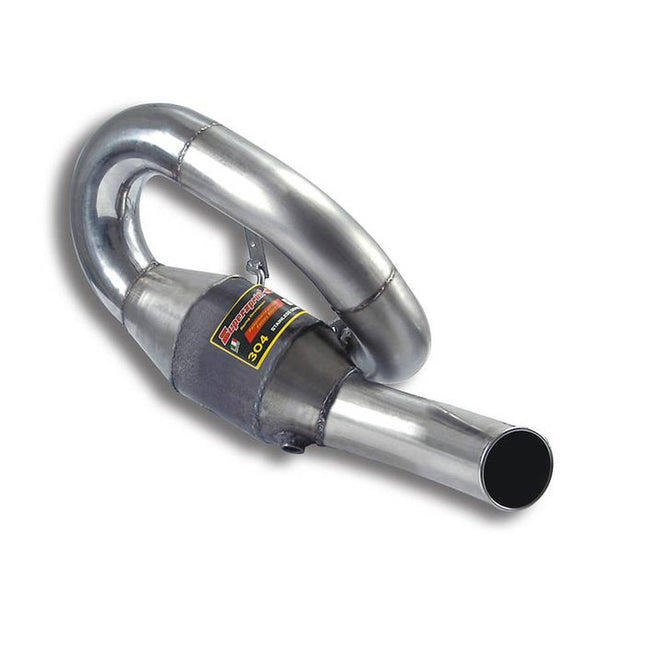 Supersprint 245334 Left Rear Exhaust with Metallic Catalytic Converter for Porsche 911 993