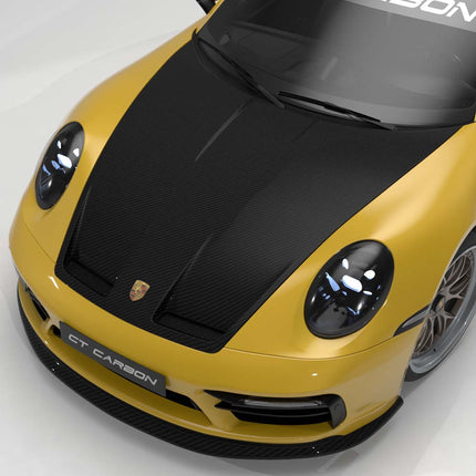 Porsche 992.1 Carbon Fibre Splitter detail
