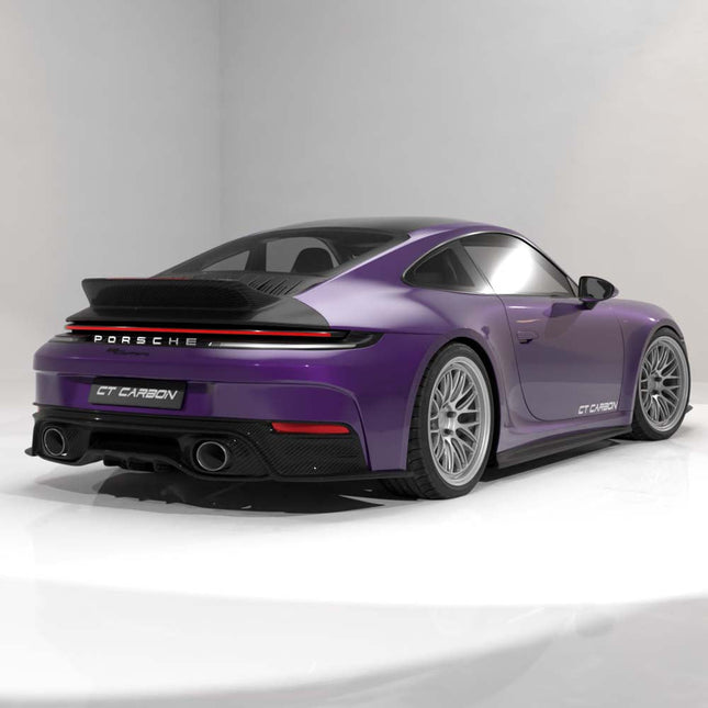 Porsche 911 992.2 Carrera Carbon Fibre Diffuser - CT Design (CT5966)
