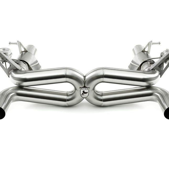 Kline Innovation valvetronic exhaust for Ferrari F8 Tributo