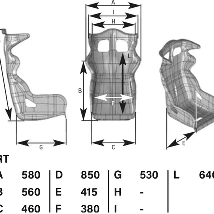OMP RT Racing Seat 2324, view 2