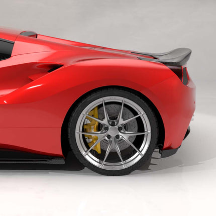 Ferrari 488 Spider Carbon Fibre Spoiler CT Design rear