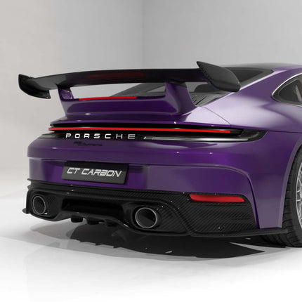 Porsche 911 992.2 Carrera Carbon Fibre Diffuser - CT Design (CT5966)