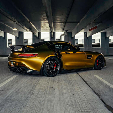 Paktechz Carbon Fiber Rear Diffuser Ver.1 for Mercedes-AMG GT / GT S C190 2015-2021, image 3