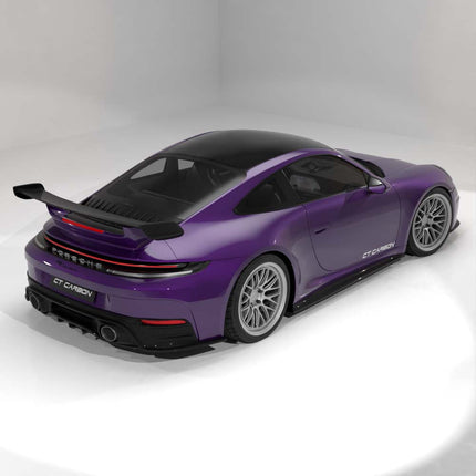 Porsche 911 992.2 Carrera Carbon Fibre Diffuser - CT Design (CT5966)