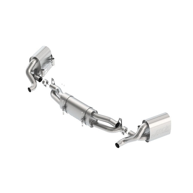 Borla 140710 S-Type Cat-Back Exhaust for Porsche 991 911 Carrera 3.8 (2013-2015)