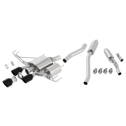 Borla 140738CB ATAK Cat-Back Exhaust for Honda Civic Type R FK8 (2017-2021) Black