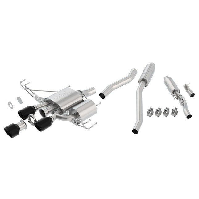Borla 140738CB ATAK Cat-Back Exhaust for Honda Civic Type R FK8 (2017-2021) Black