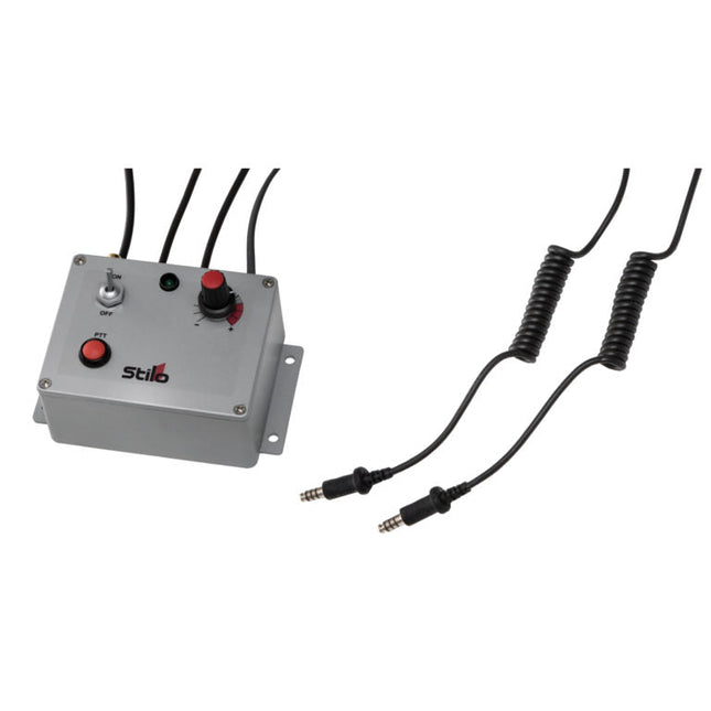 Stilo DB0200 Waterproof Offshore Intercom Unit, 2 Helmets, with Radio Connection and PTT