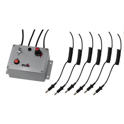 Stilo DB0202 Waterproof Offshore Intercom Unit, 6 Helmets, with Radio Connection and PTT