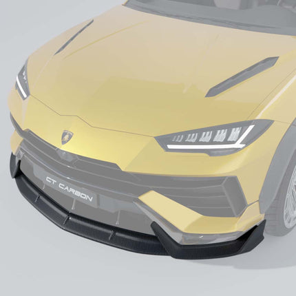 Lamborghini Urus S Performante dry carbon fibre splitter CT5881 front view