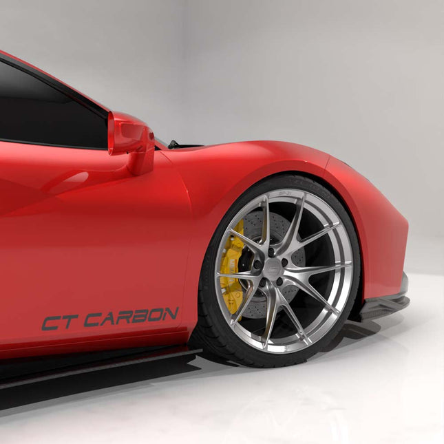 Ferrari 488 Spider carbon fibre rear view