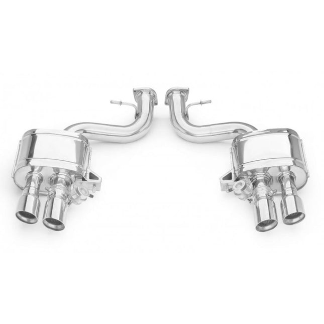 Tubi Style Exhaust with Classic Tips and Valves for Ferrari 599 - TSFE599C06.673.A