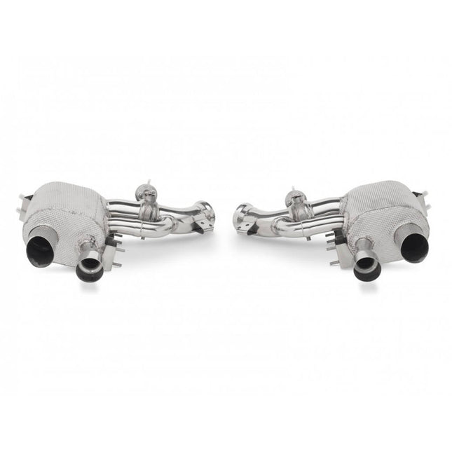 Tubi Style Standard Muffler Set with Valve for Ferrari F12 (TSFEF12C12.006.AV)