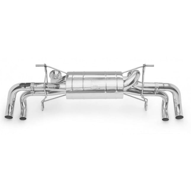 Tubi Style TSLAGALC08.000.ARN Loud Exhaust (No Valve) with Competition Test Pipes for Lamborghini Gallardo LP560-4